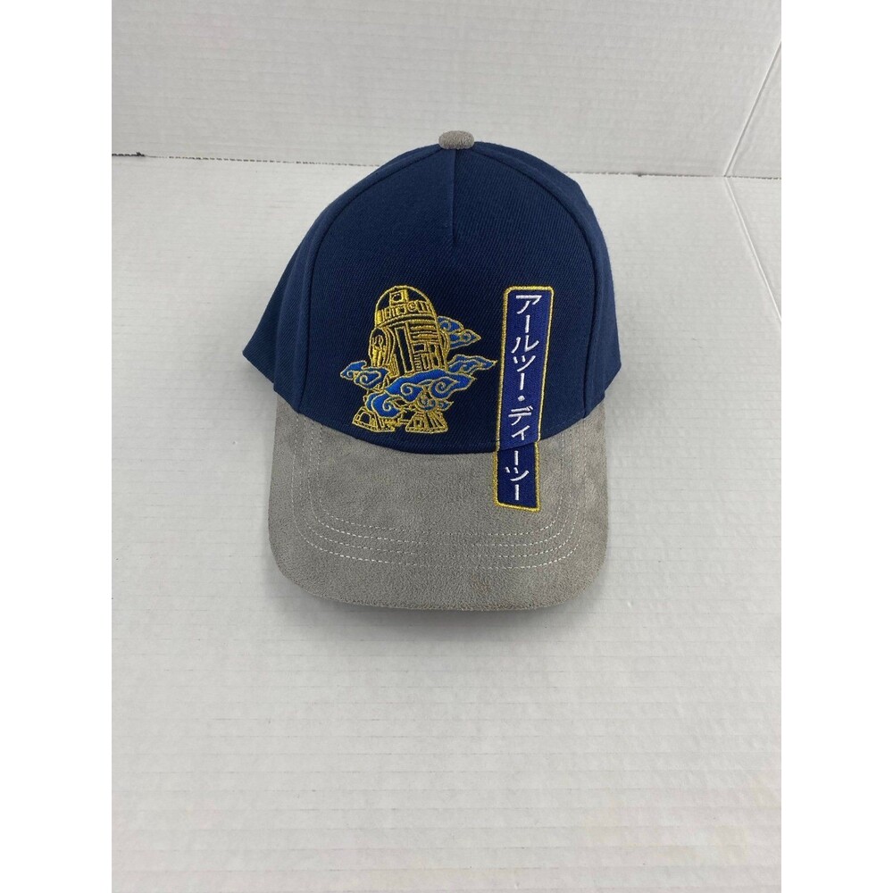 Star Wars Katakana Gold Embroidered R2D2 Hat Officially Licensed Disney Product